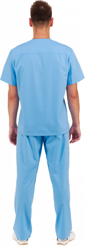 Костюм OPTIMAL для СПА и салонов красоты мужской голубой купить от 4 072 р.