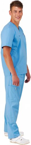 Костюм OPTIMAL для СПА и салонов красоты мужской голубой купить от 4 072 р.