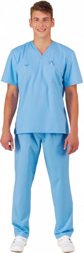Костюм OPTIMAL для СПА и салонов красоты мужской голубой купить от 4 072 р.
