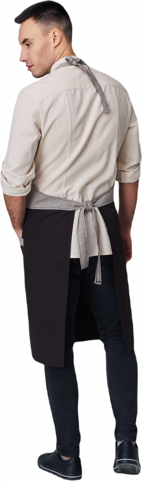 Фартук-жилет официанта двубортный Damask мужской кофе купить от 2 397 р. 