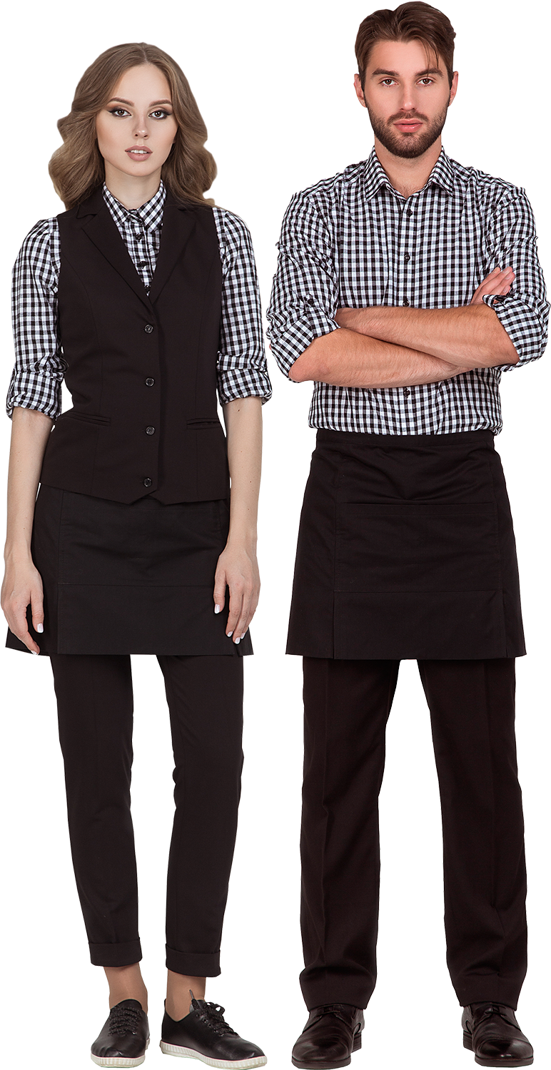 Фартук официанта CAFE черный купить от 893 р. 