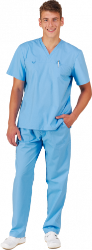 Костюм OPTIMAL для СПА и салонов красоты мужской голубой купить от 4 072 р.