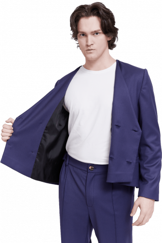 Пиджак официанта AMAZON мужской синий купить от 6 715 р. 