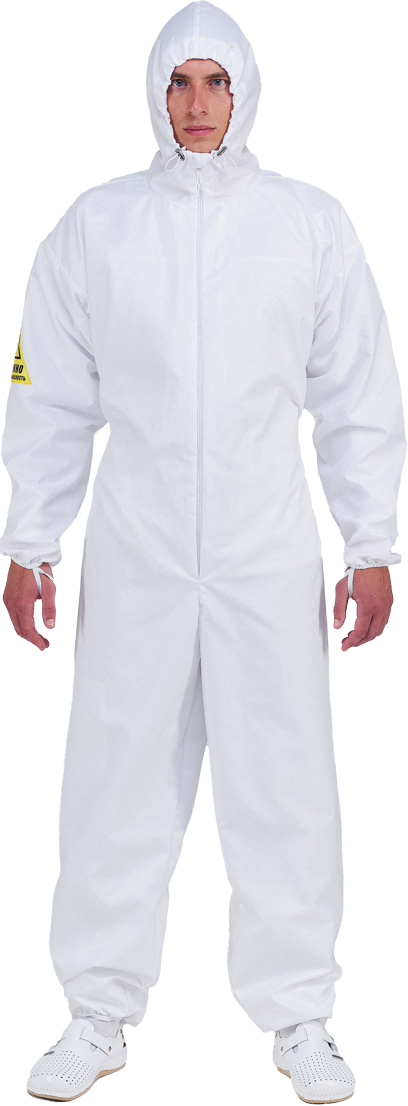 Защитный многоразовый комбинезон SOLID STANDART белый купить от 3 426 р. 